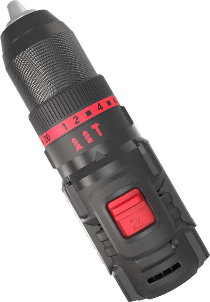 Trapano a percussione a batteria Kress 20V, 60Nm, 2*4,0Ah, caricabatterie 6A