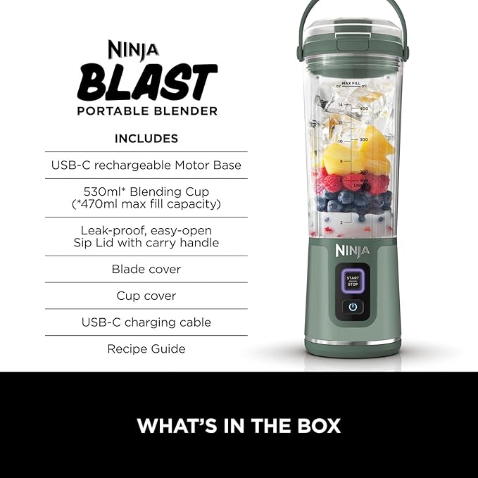 Ninja Blast BC151UKEM - Frullatore portatile