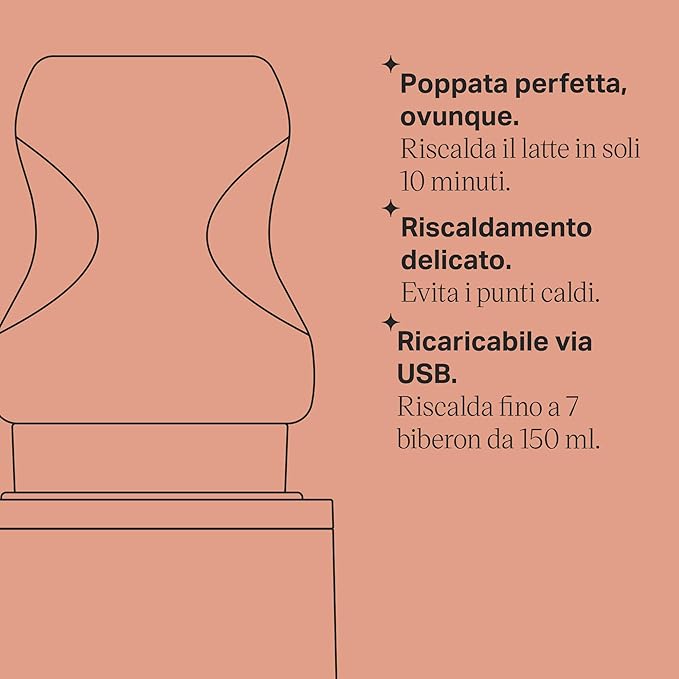 Tommee Tippee Scaldabiberon LetsGo Portatile