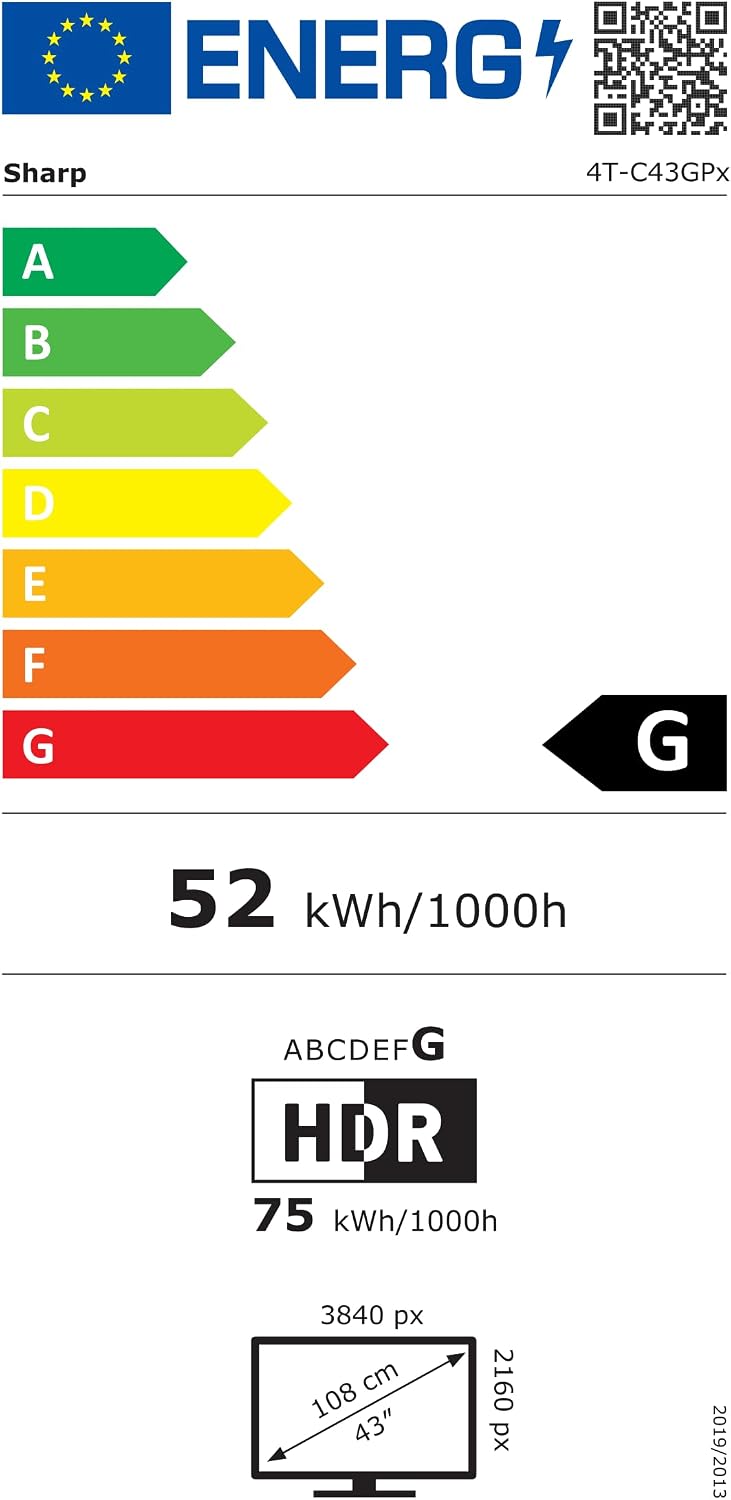 Sharp 43GP6265E - 43" 4K ULTRA HD QLED GOOGLE TV