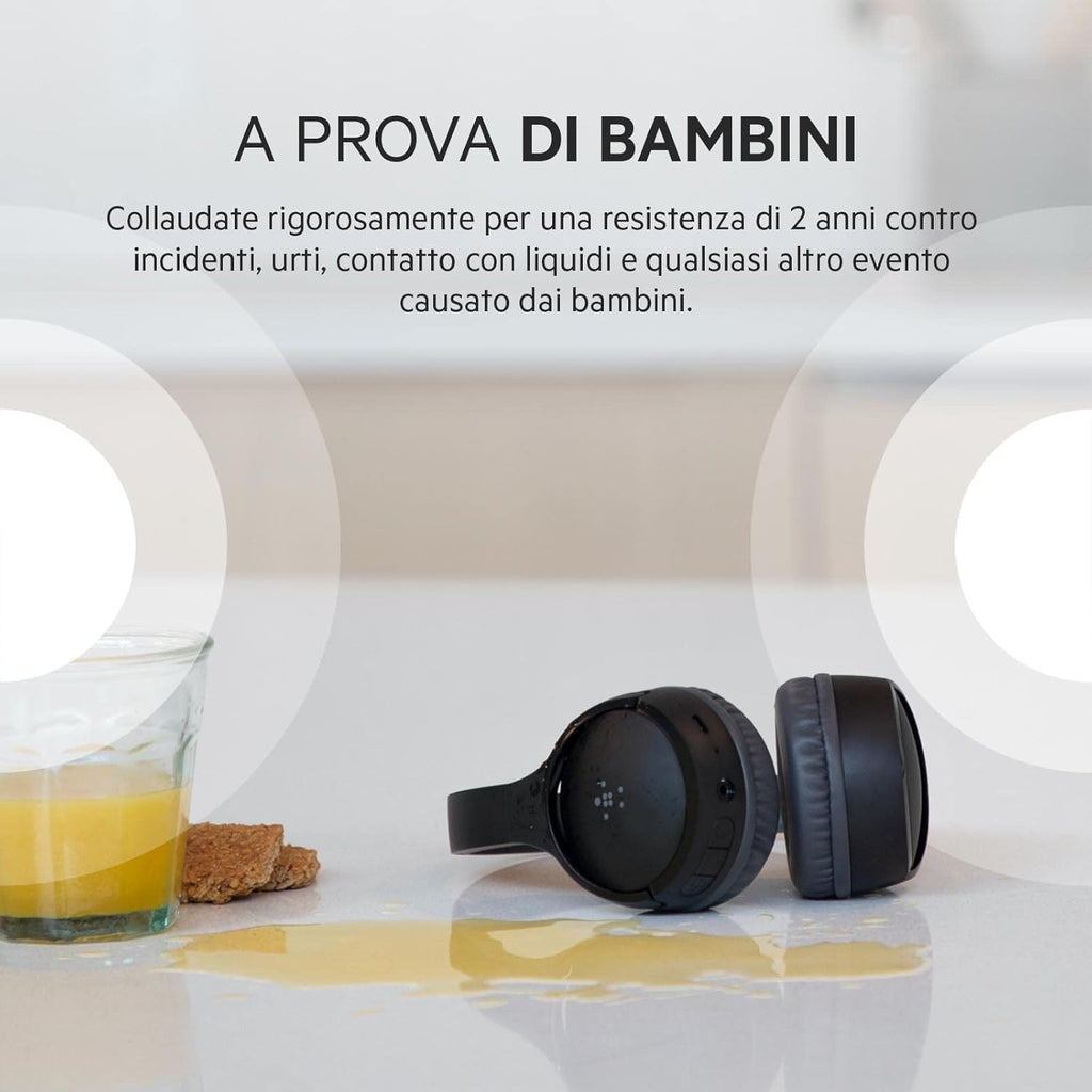 Cuffie wireless per bambini con microfono integrato