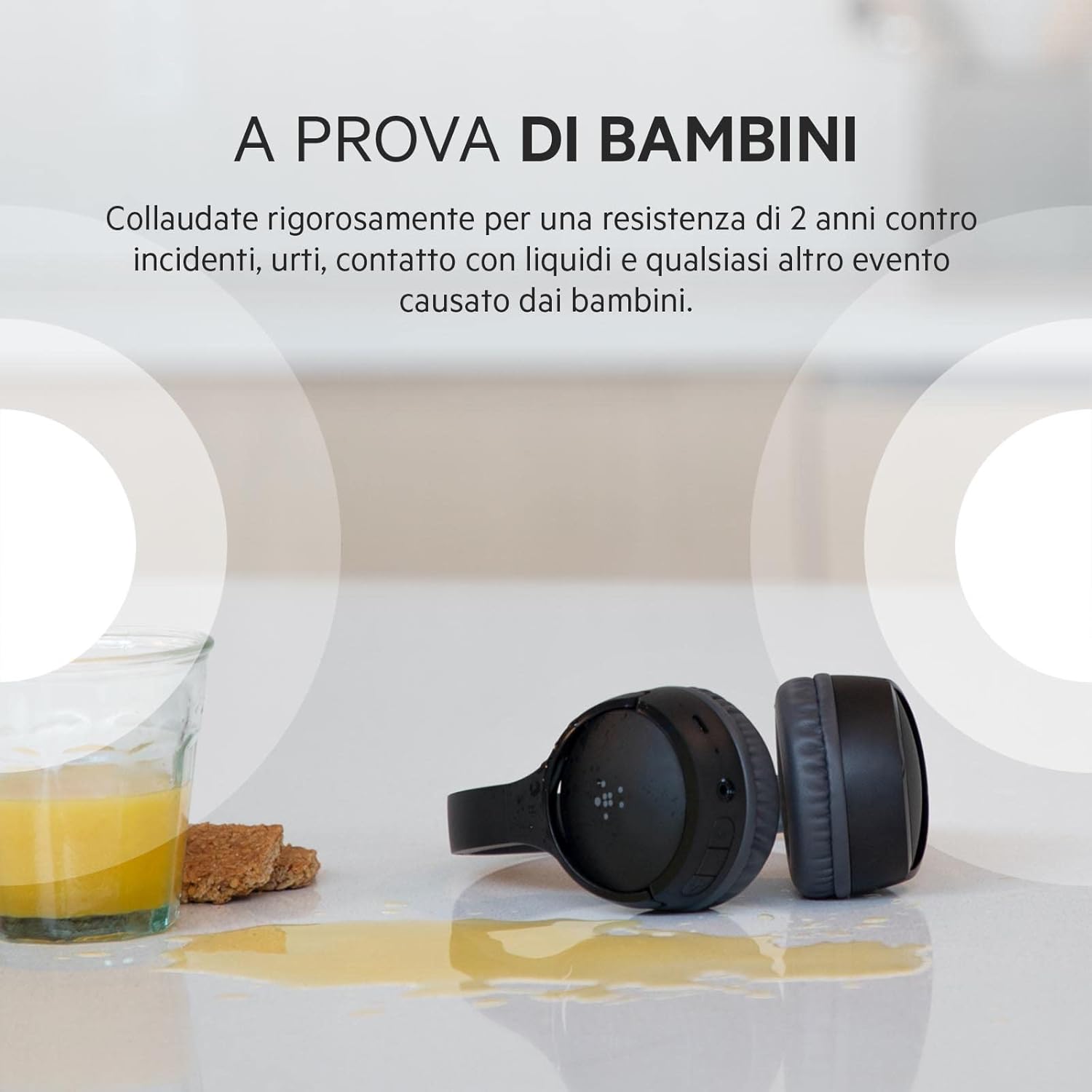 Cuffie wireless per bambini con microfono integrato