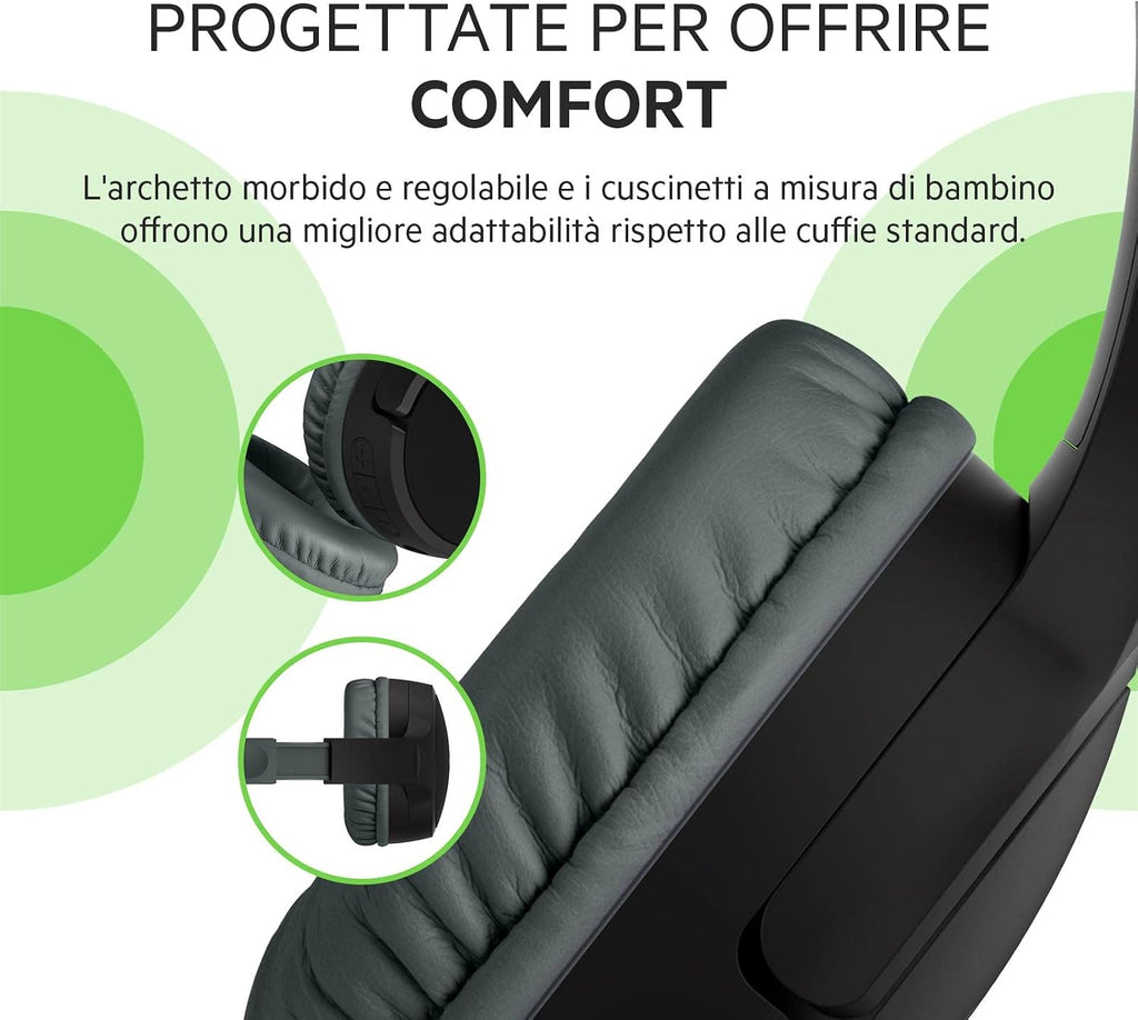 Cuffie wireless per bambini con microfono integrato