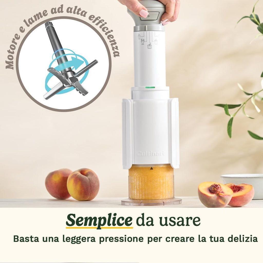 Cuisinart FreezeWand – 5 programmi: Gelato, Sorbetto, Frappè, Granita