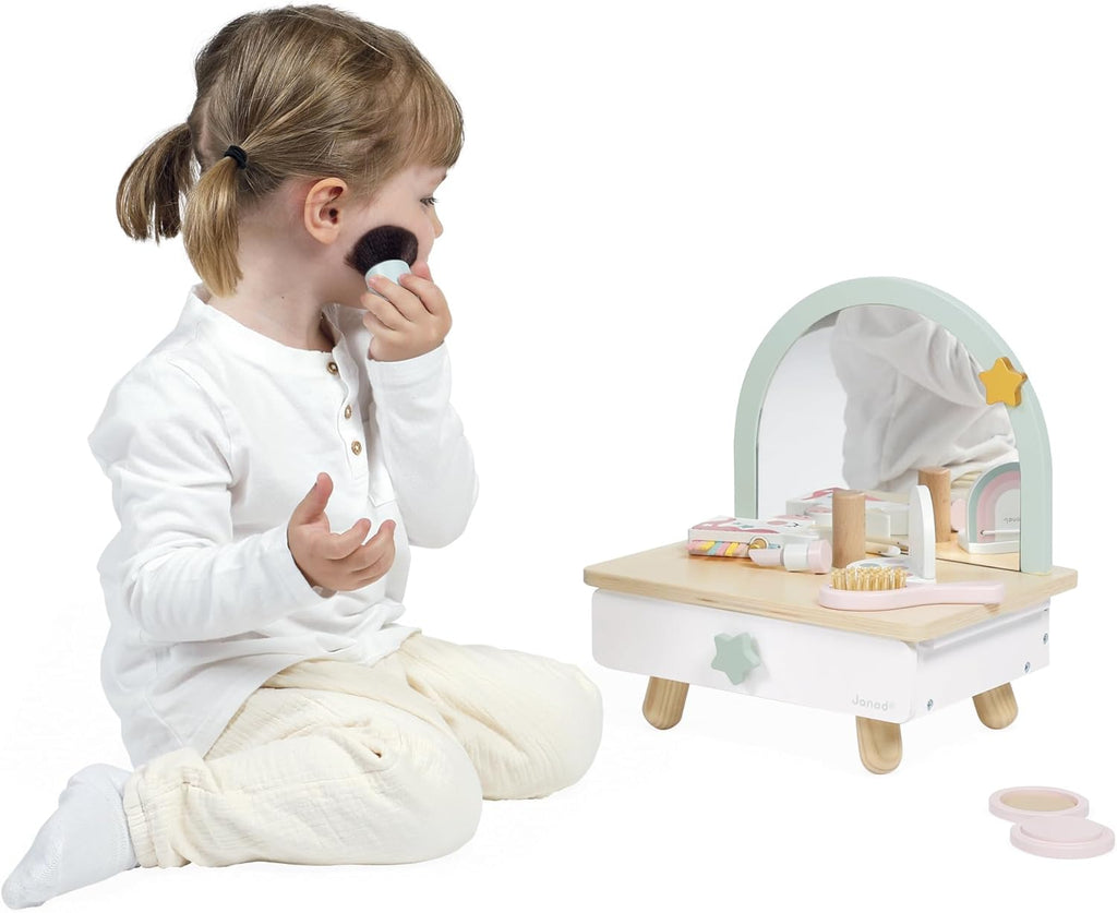Janod Tavolino da toeletta in Legno per Bambini