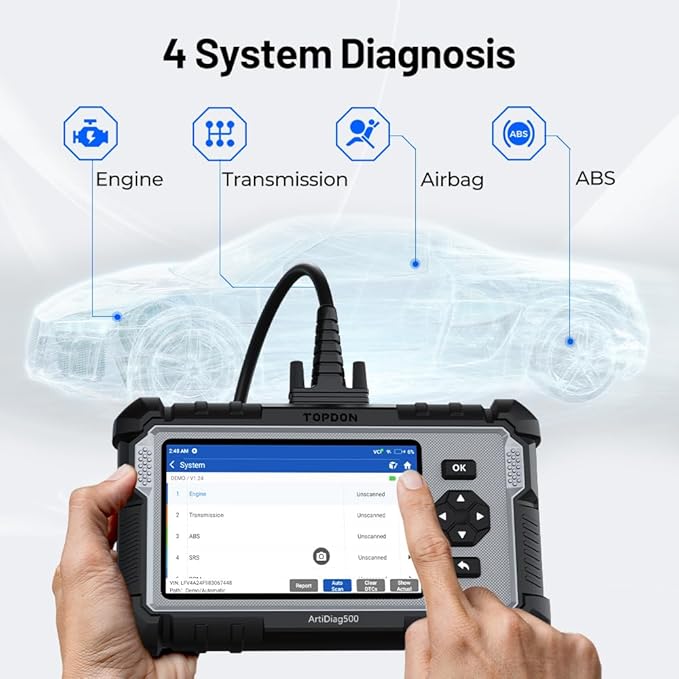 TOPDON ArtiDiag500 Strumento Diagnostico per Motore
