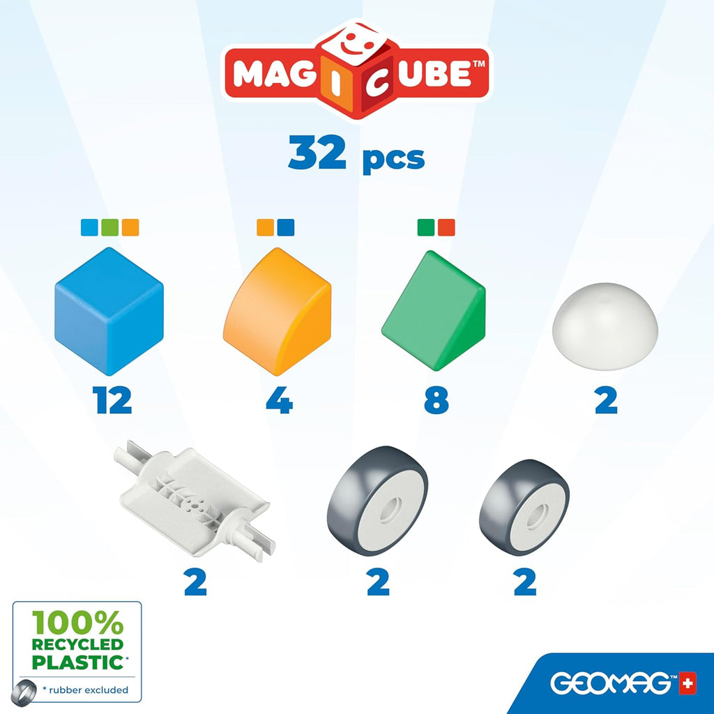 Geomag - Magicube 1+ Shapes - Blocchi Magnetici per Bambini
