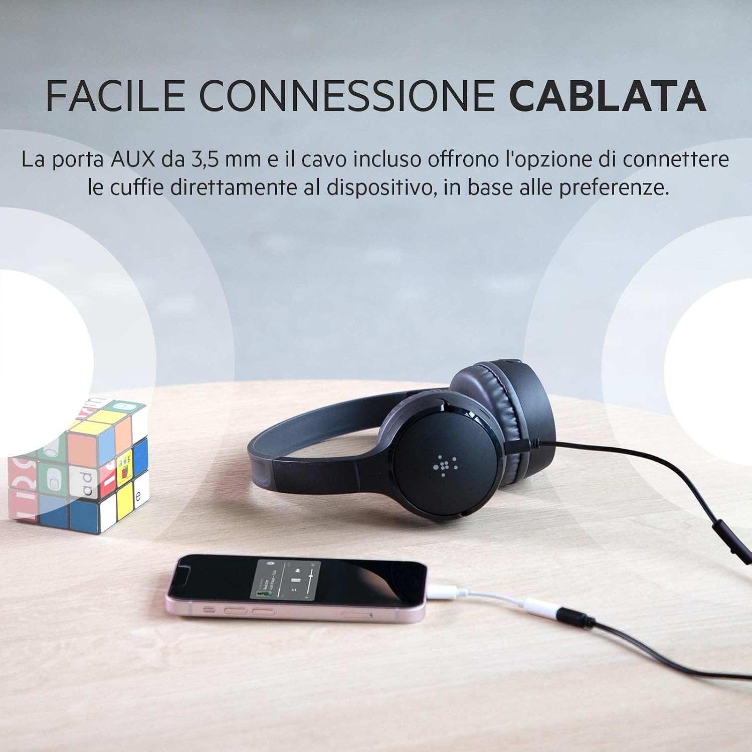 Cuffie wireless per bambini con microfono integrato