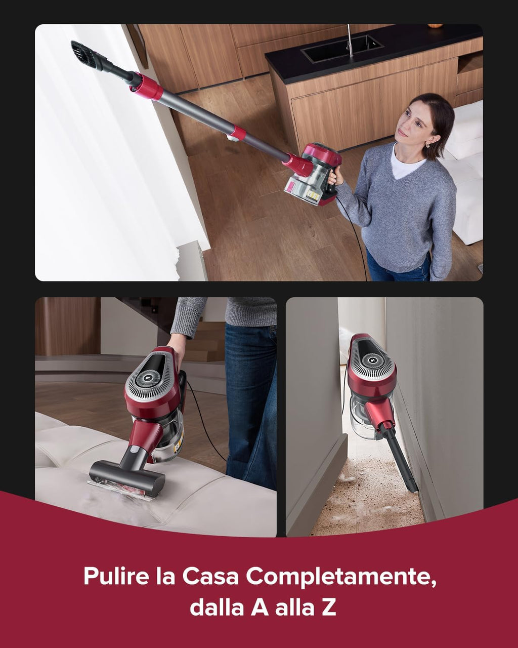 Vexilar C8 Aspirapolvere con Filo 60KPa