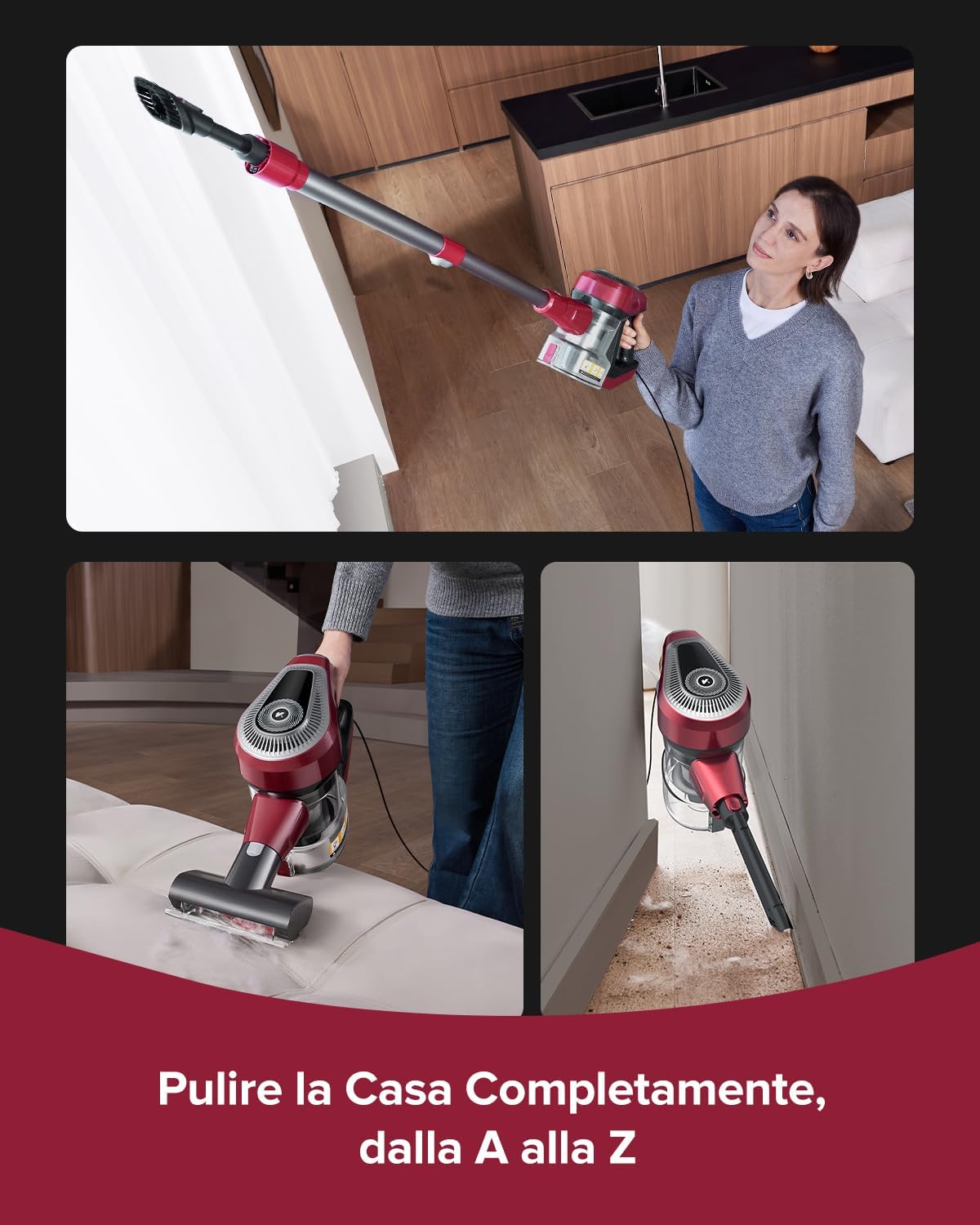 Vexilar C8 Aspirapolvere con Filo 60KPa