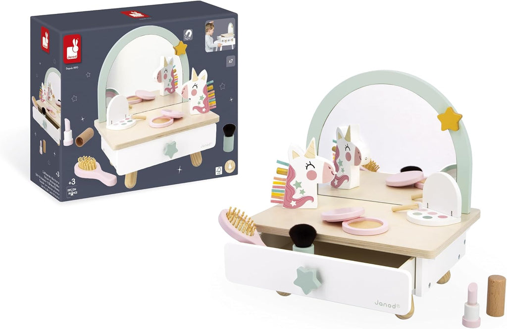 Janod Tavolino da toeletta in Legno per Bambini