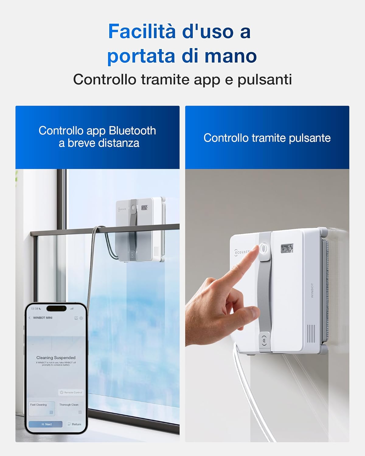 ECOVACS WINBOT MINI Robot Lavavetri