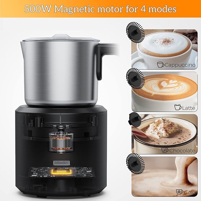 Montalatte elettrico cappuccinatore