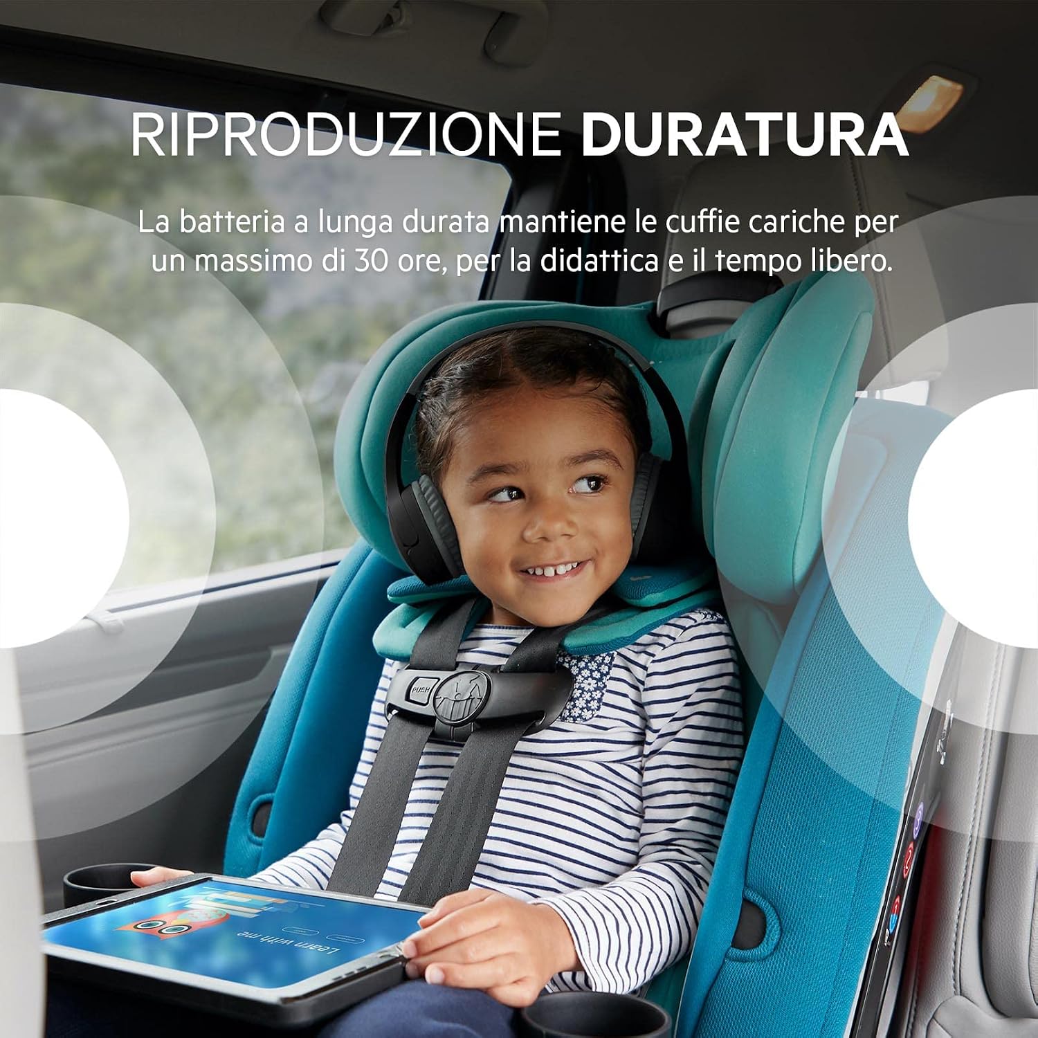 Cuffie wireless per bambini con microfono integrato