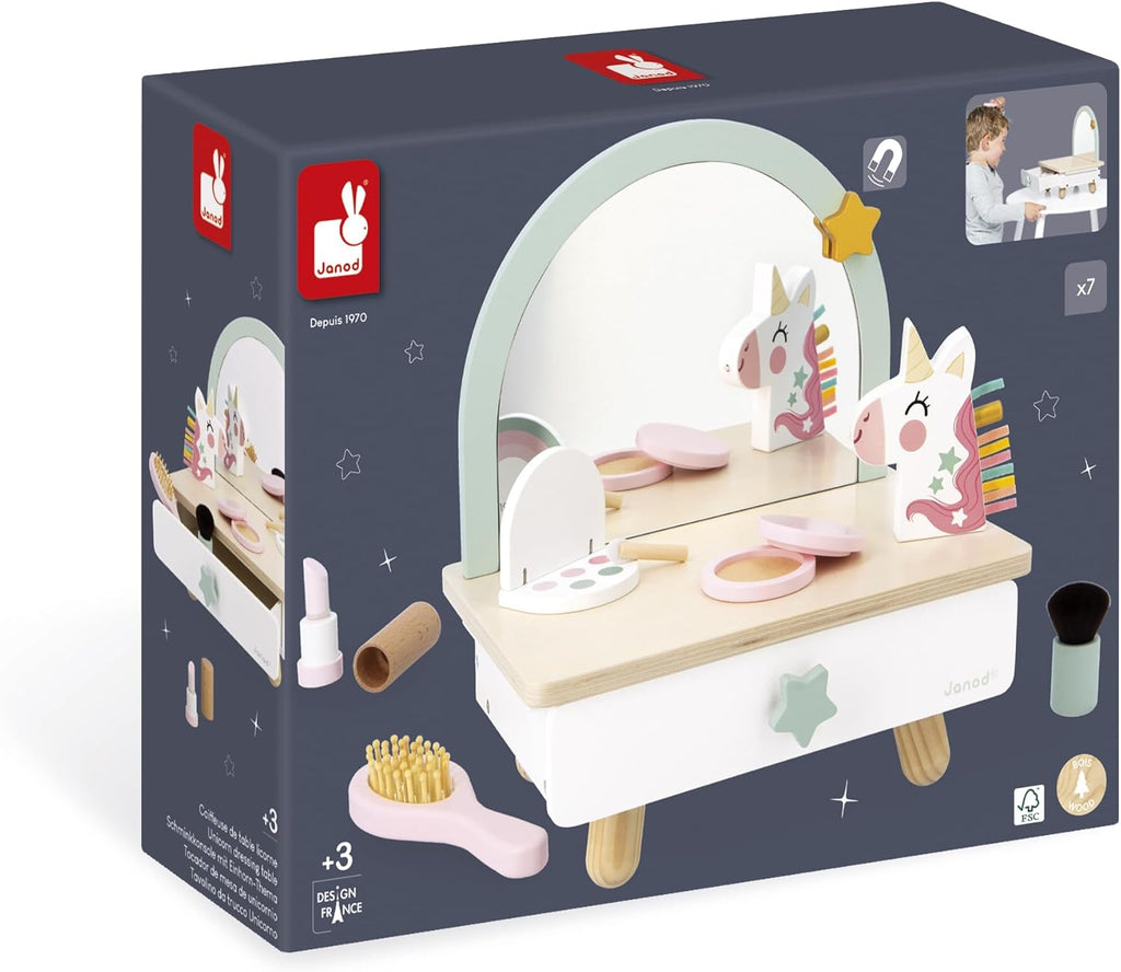 Janod Tavolino da toeletta in Legno per Bambini
