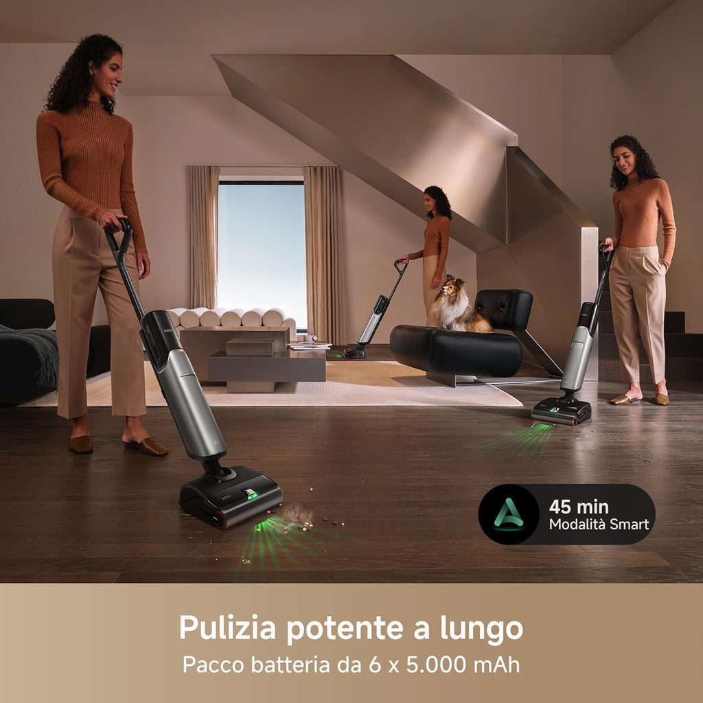 Mova X4 Pro Aspirapolvere Lavapavimenti Senza Fili