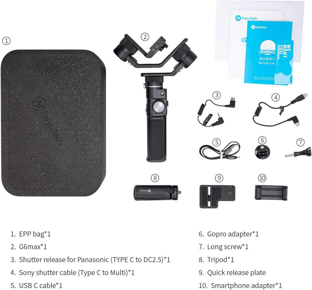 Stabilizzatore FeiyuTech G6 Max