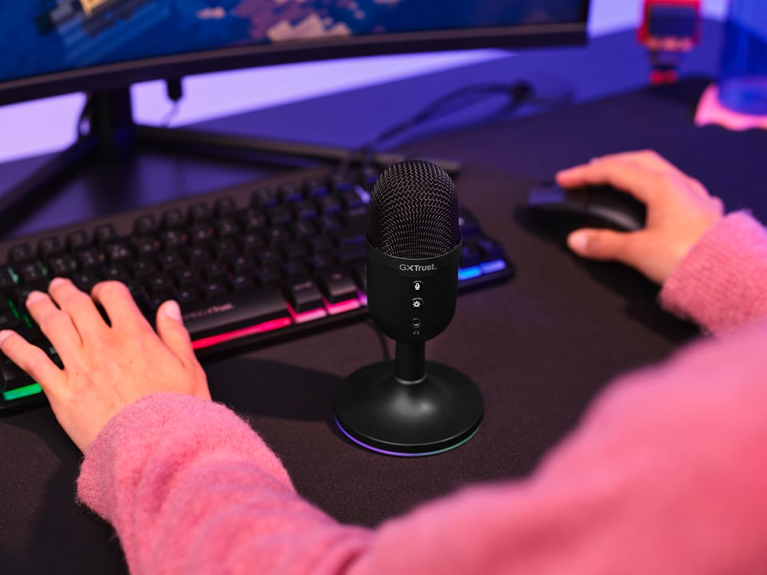 GXTrust Yami Microfono a Condensatore USB da Streaming