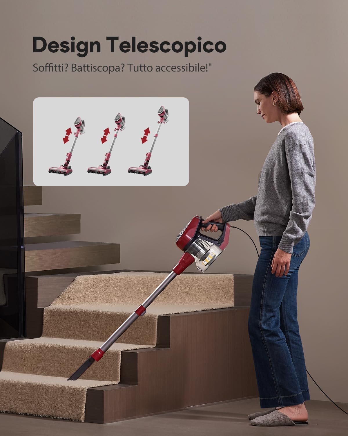 Vexilar C8 Aspirapolvere con Filo 60KPa