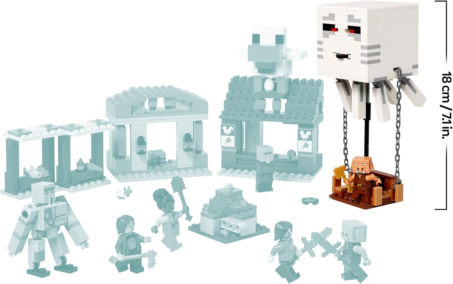 LEGO Minecraft Attacco al Villaggio del Ghast-Pallone