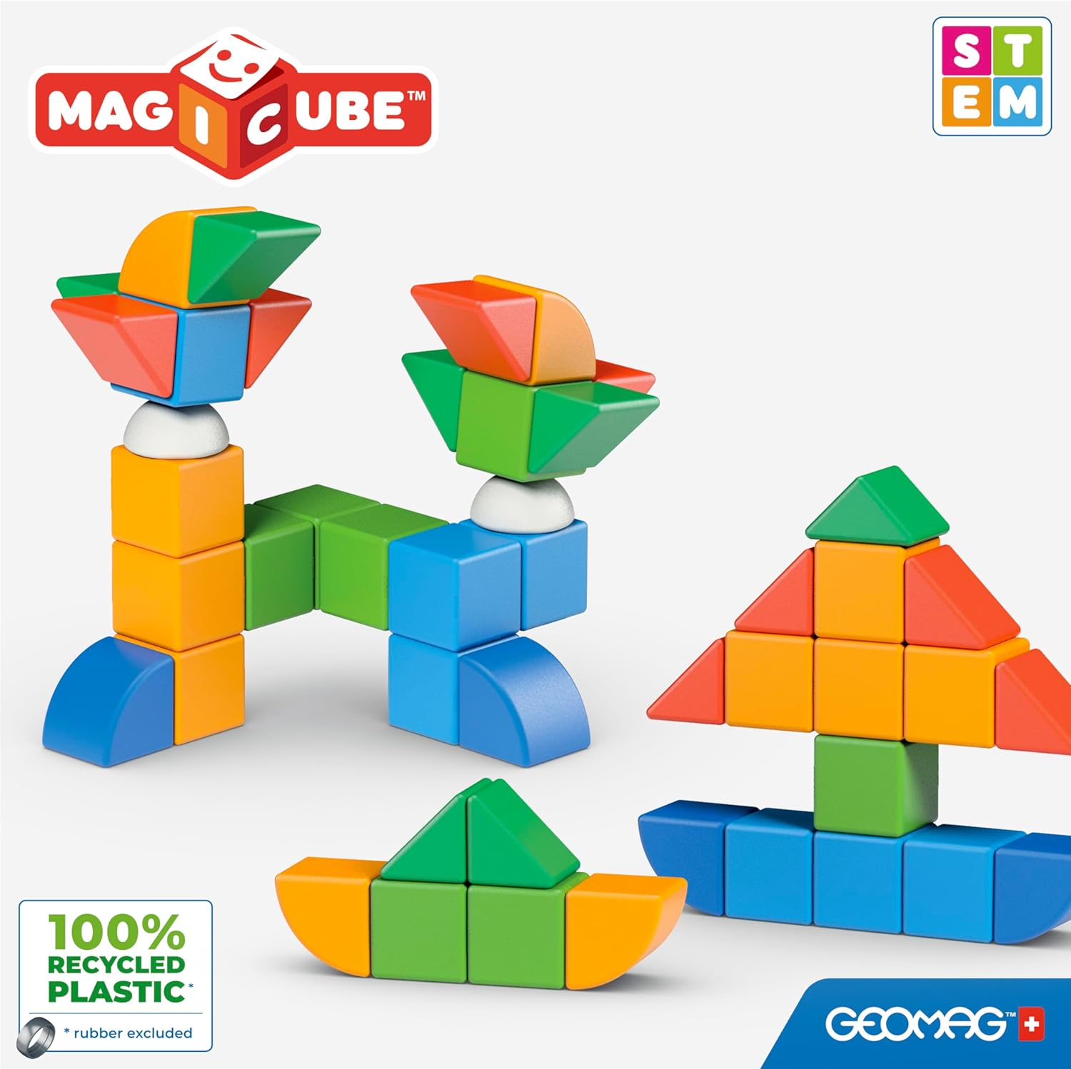 Geomag - Magicube 1+ Shapes - Blocchi Magnetici per Bambini
