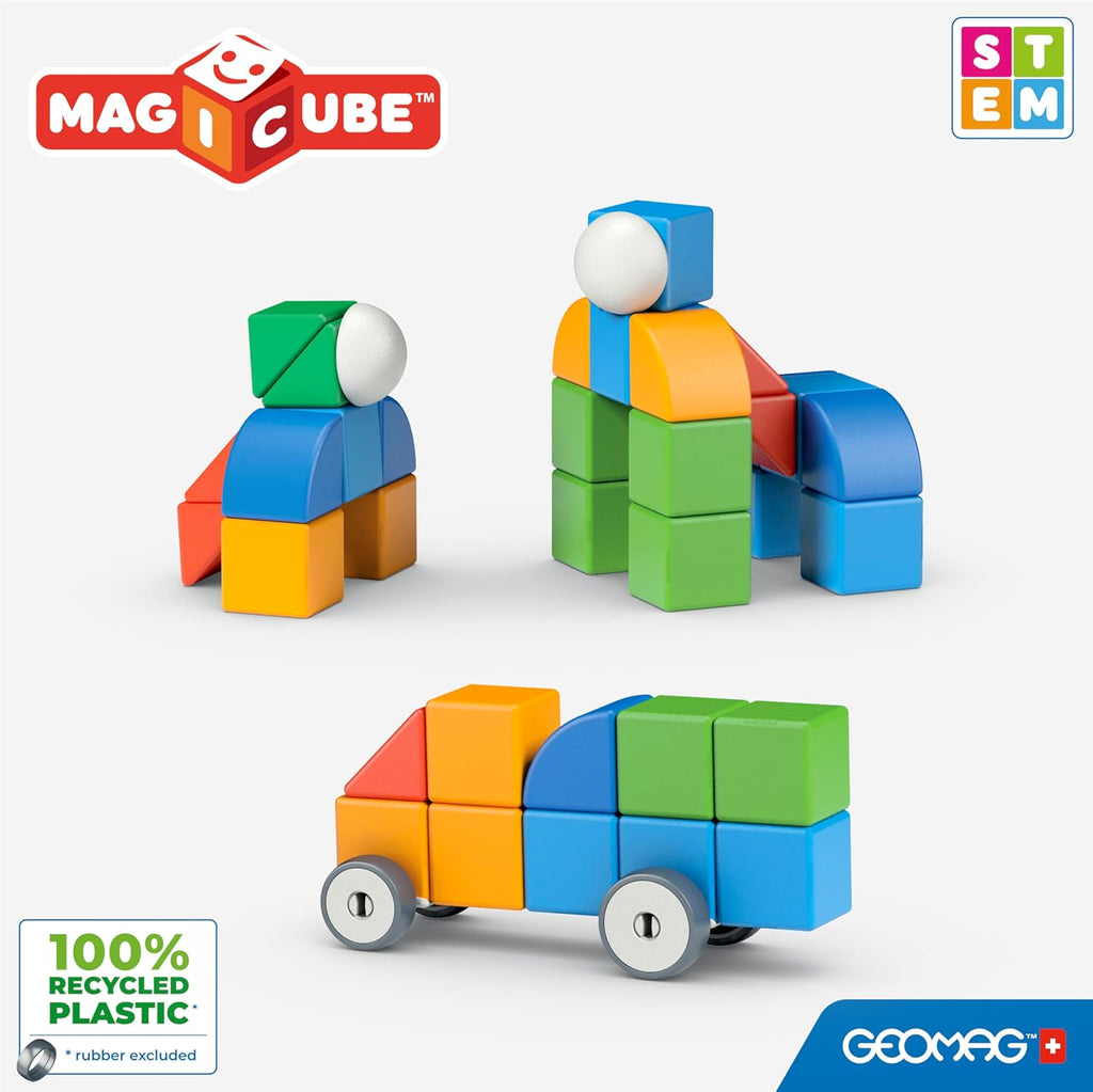 Geomag - Magicube 1+ Shapes - Blocchi Magnetici per Bambini