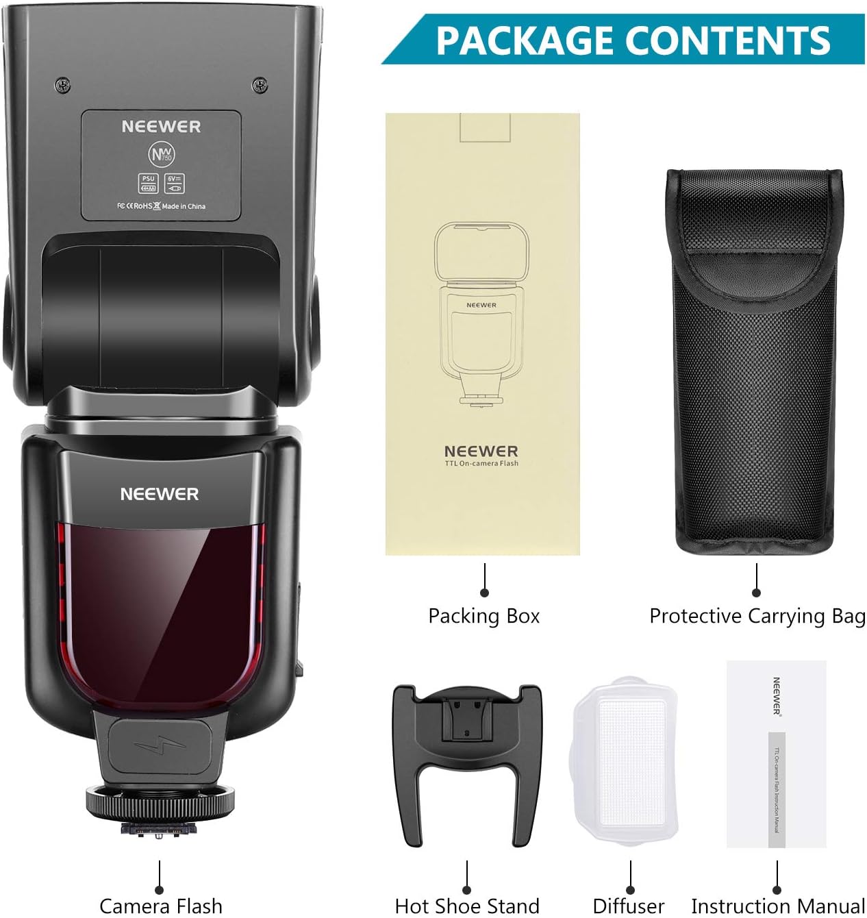 NEEWER 750II TTL Flash Speedlite con Schermo LCD