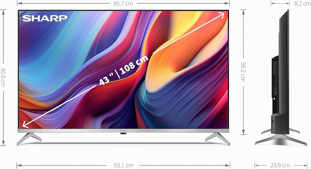 Sharp 43GP6265E - 43" 4K ULTRA HD QLED GOOGLE TV