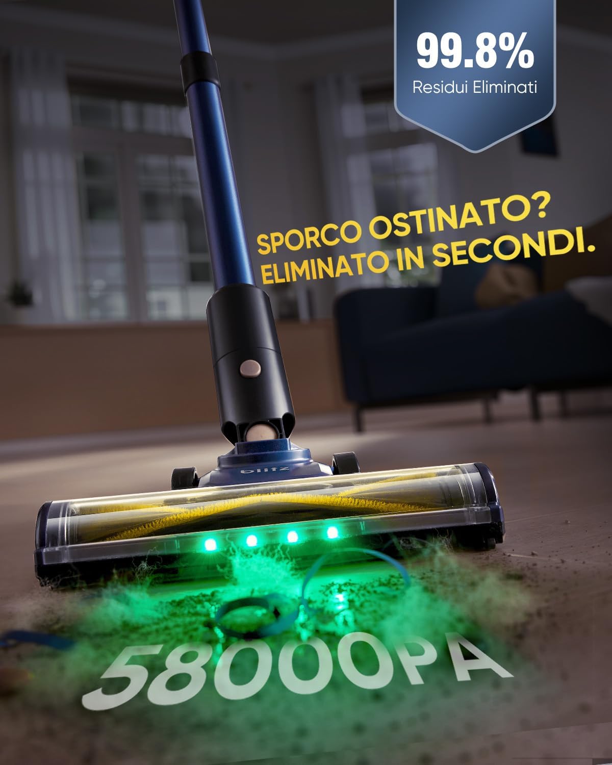 Vexilar V12 Aspirapolvere Lava pavimenti Senza Fili