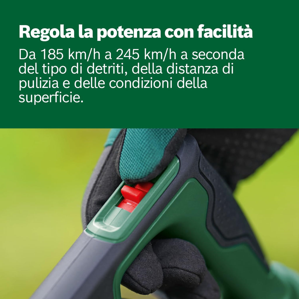 Bosch Soffiatore da giardino a batteria