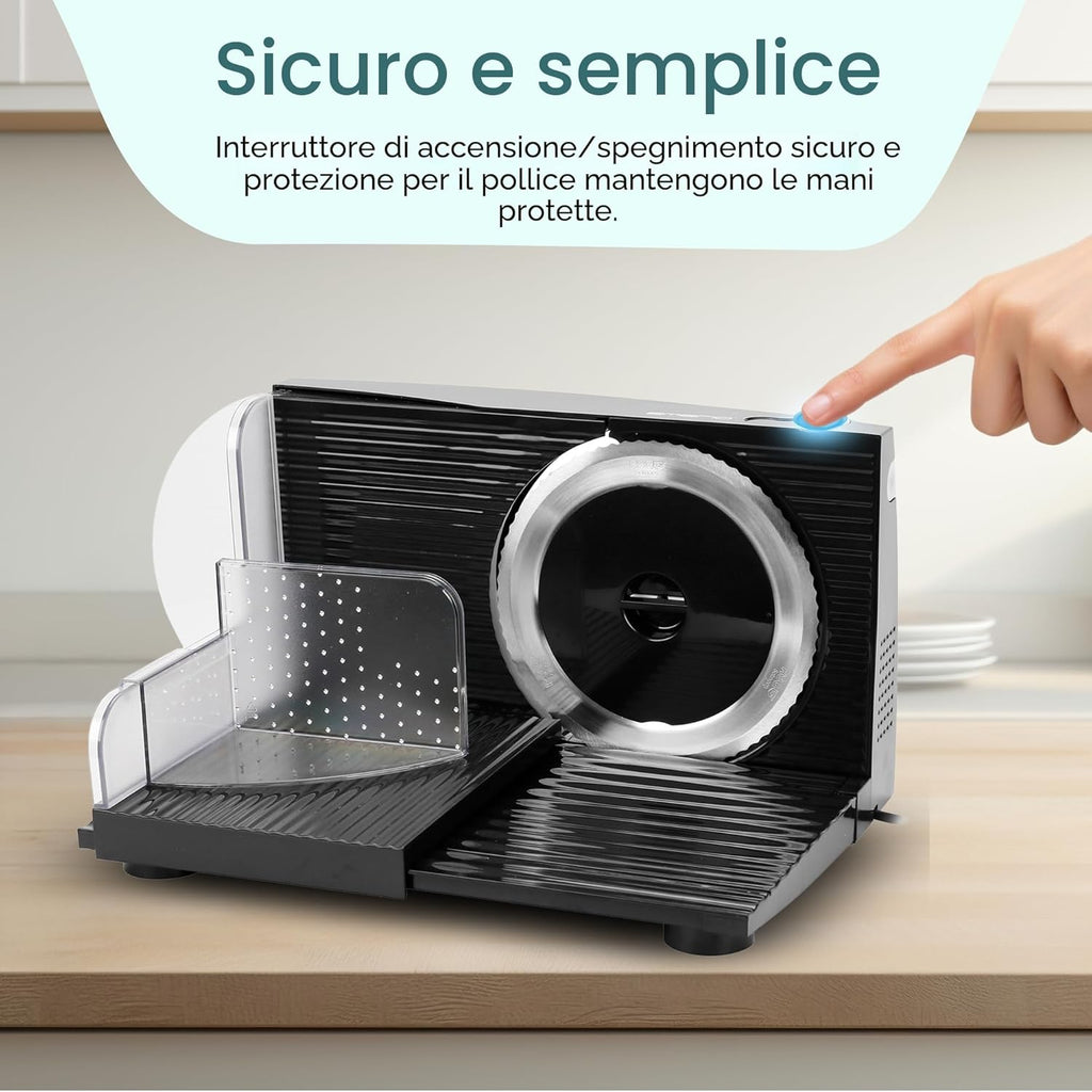 Affettatrice universale pieghevole