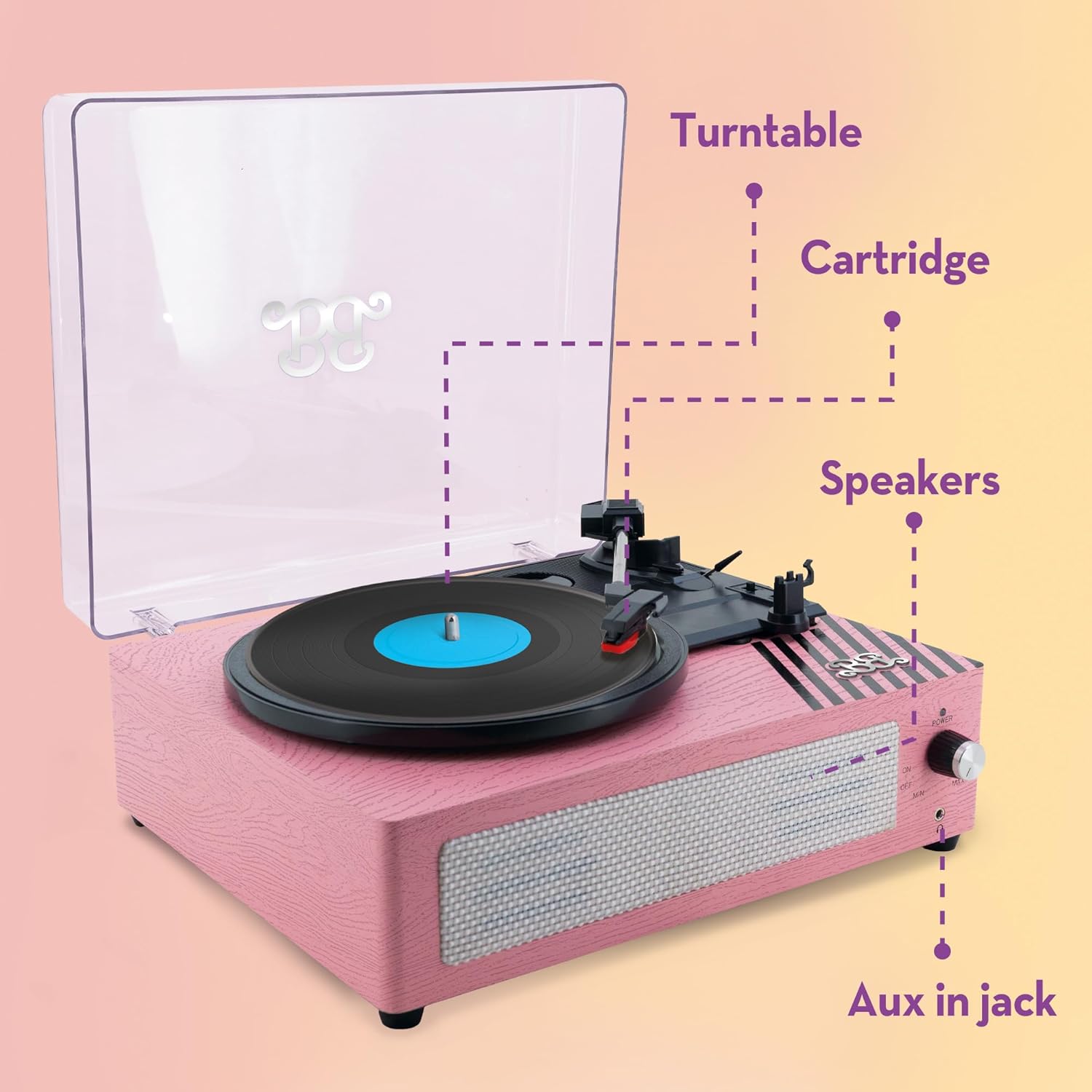 BARBIE VINYL PLAYER