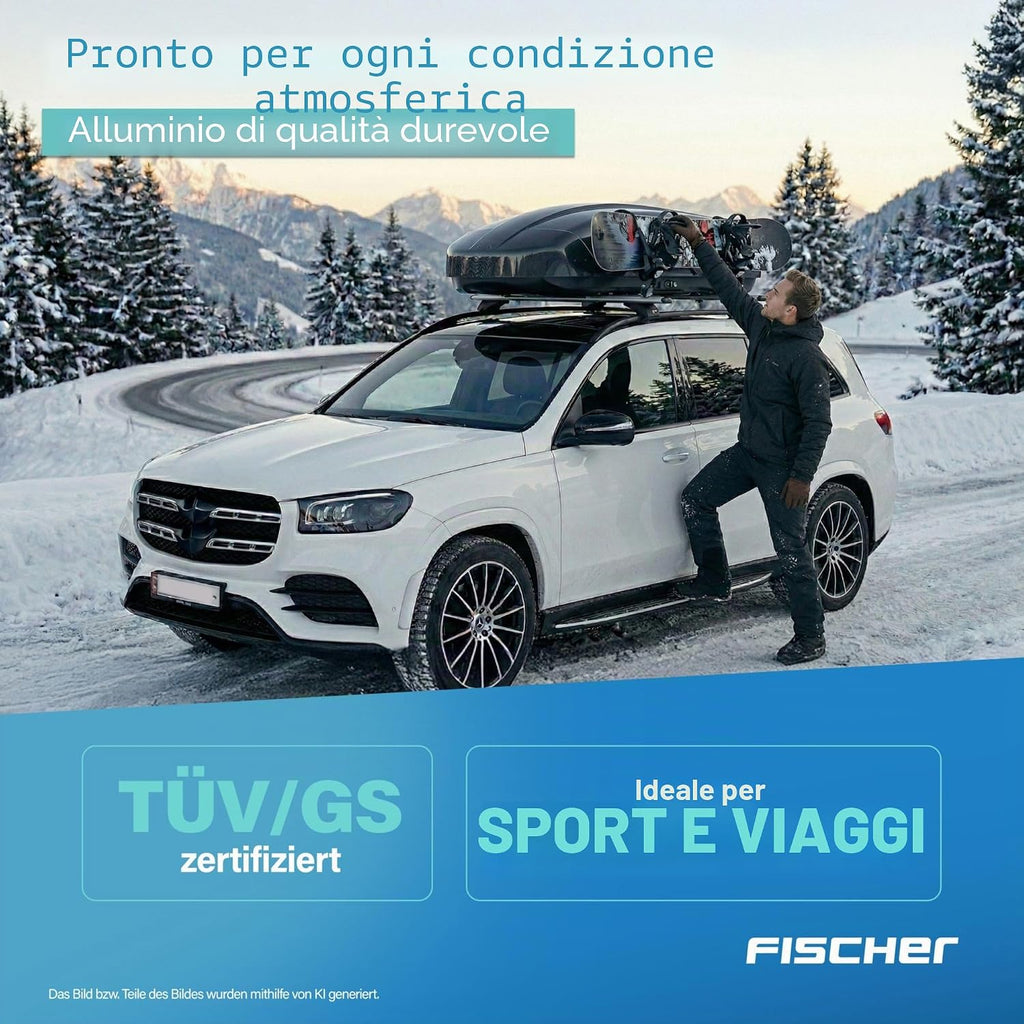 FISCHER Barre portapacchi CrossLine L