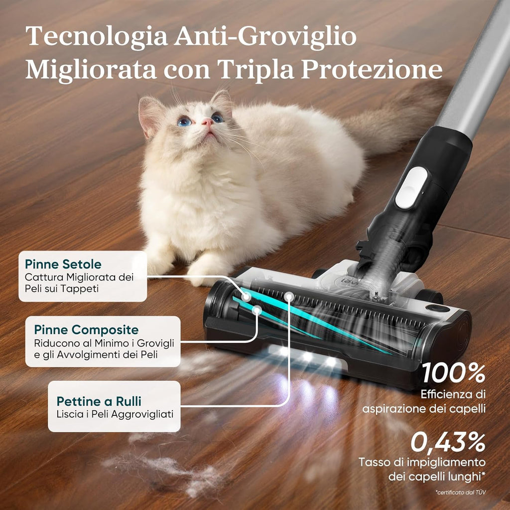 LEVOIT Aspirapolvere senza Fili Antigroviglio