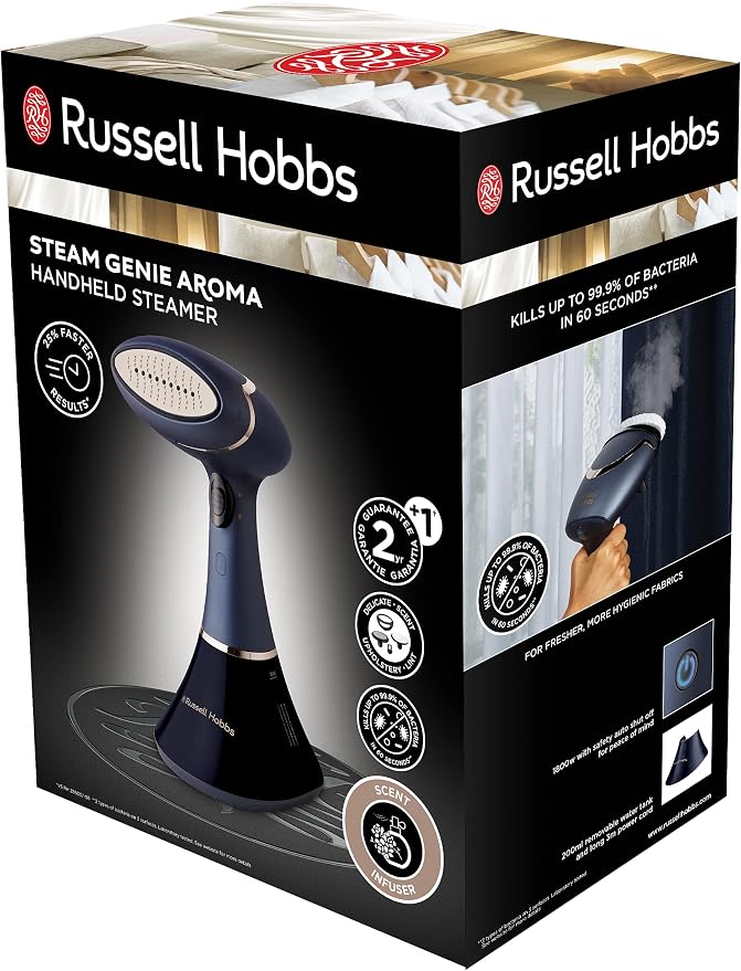Russell Hobbs Ferro da Stiro Verticale Steam Genie Aroma, 1800W