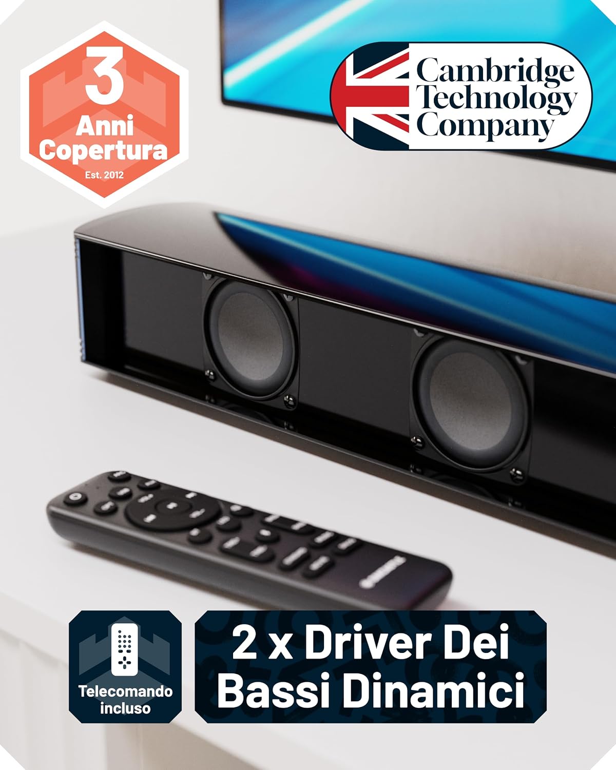 Oakcastle SB80 Soundbar Home Theater a 2 Vie