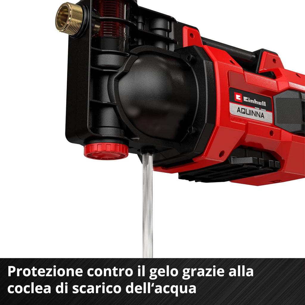 Einhell Pompa autoadescante a batteria AQUINNA 36/38 F LED
