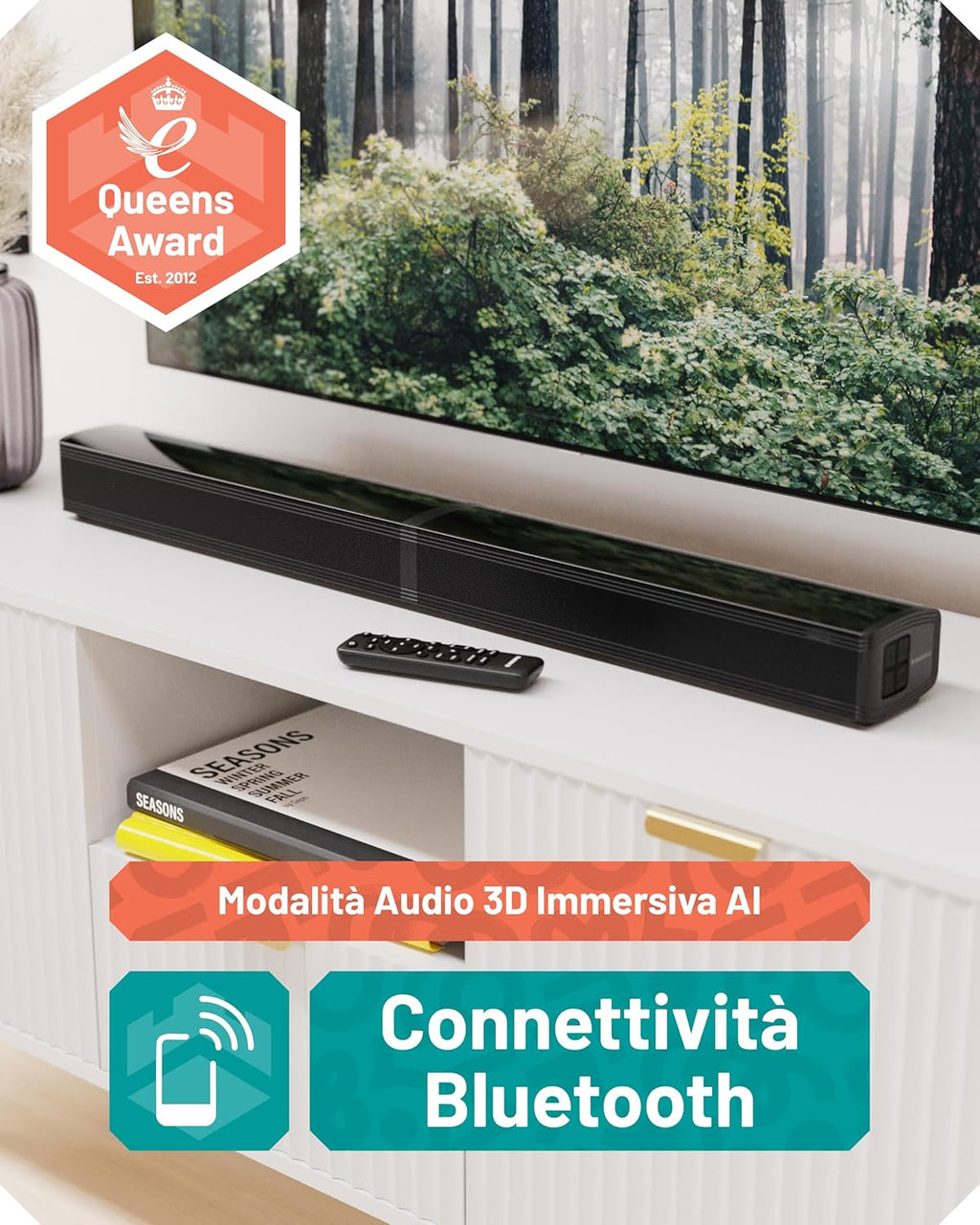 Oakcastle SB80 Soundbar Home Theater a 2 Vie