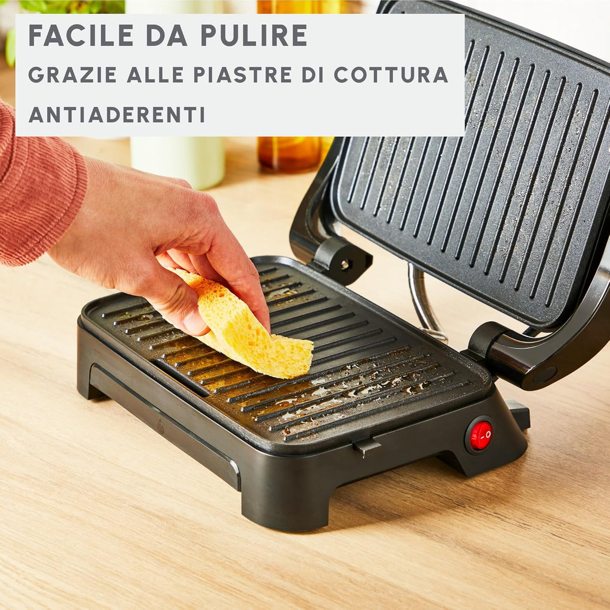 Moulinex Inicio Compact, Grill per Panini, GI270D