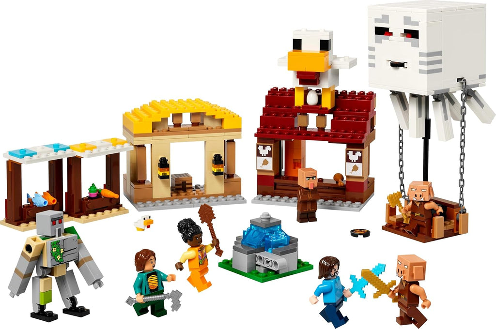LEGO Minecraft Attacco al Villaggio del Ghast-Pallone