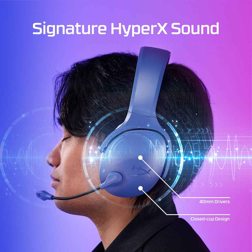 HyperX Cloud Jet - Cuffie da gioco Dual Wireless da 2,4 GHz e Bluetooth