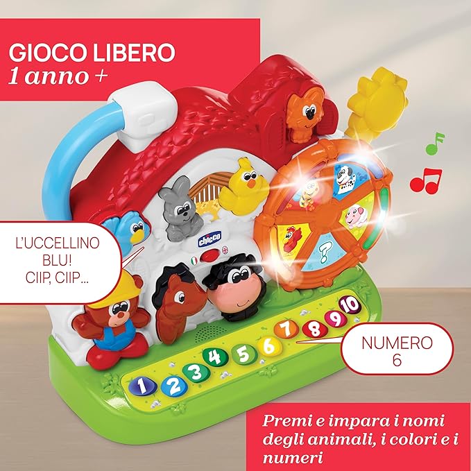 Chicco Fattoria Parlante Bilingue Italiano/Inglese