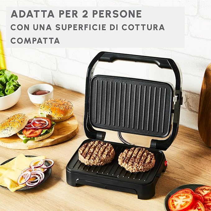 Moulinex Inicio Compact, Grill per Panini, GI270D