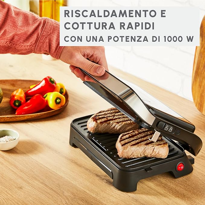 Moulinex Inicio Compact, Grill per Panini, GI270D