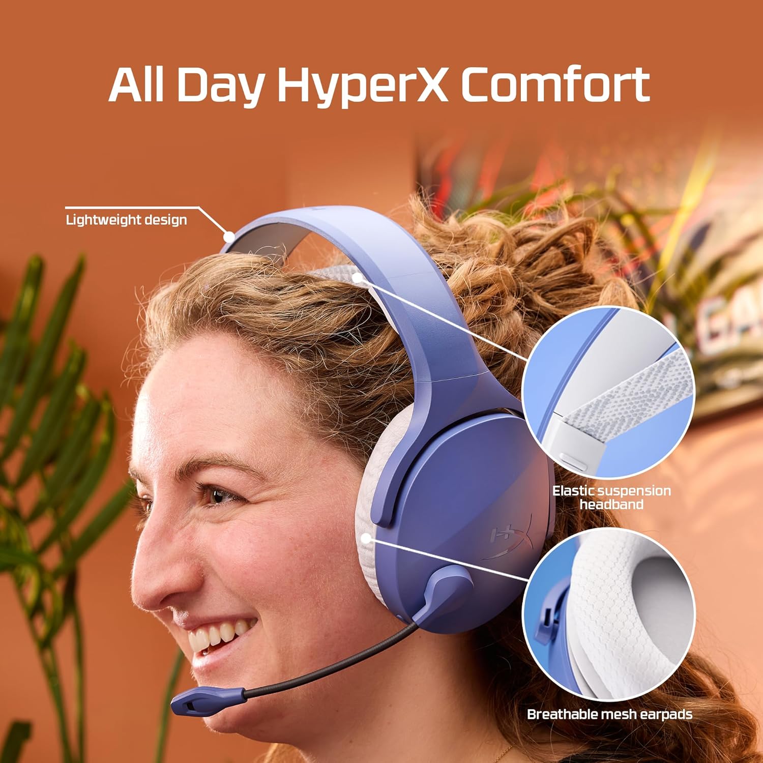HyperX Cloud Jet - Cuffie da gioco Dual Wireless da 2,4 GHz e Bluetooth