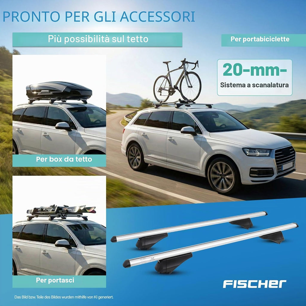 FISCHER Barre portapacchi CrossLine L