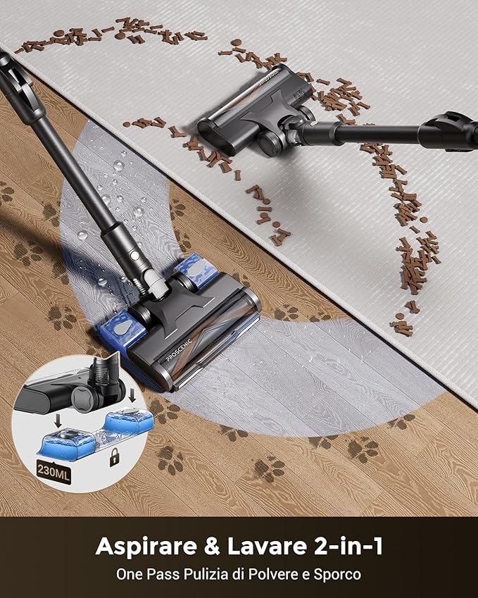 Proscenic P20 Aspirapolvere Senza Fili