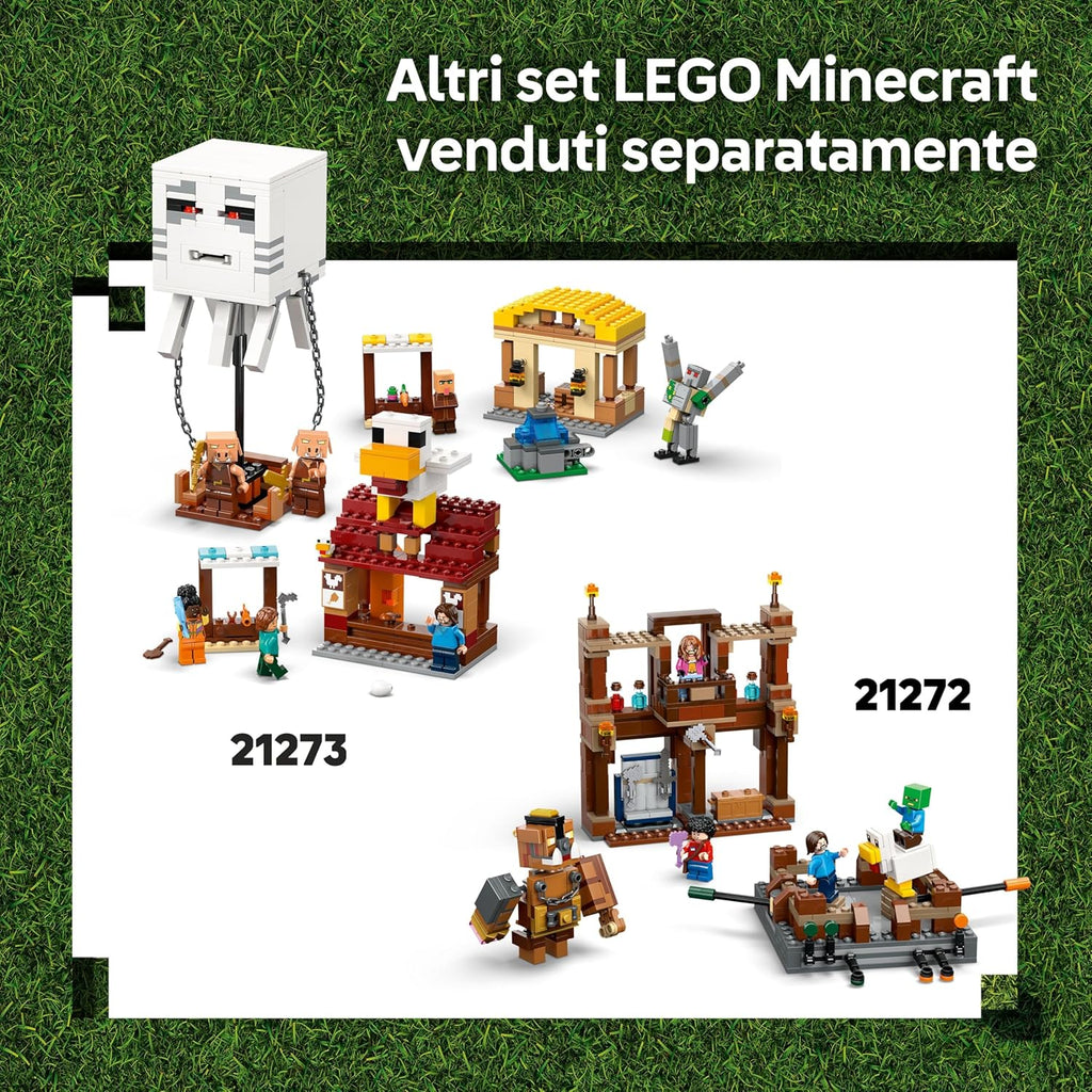 LEGO Minecraft Attacco al Villaggio del Ghast-Pallone
