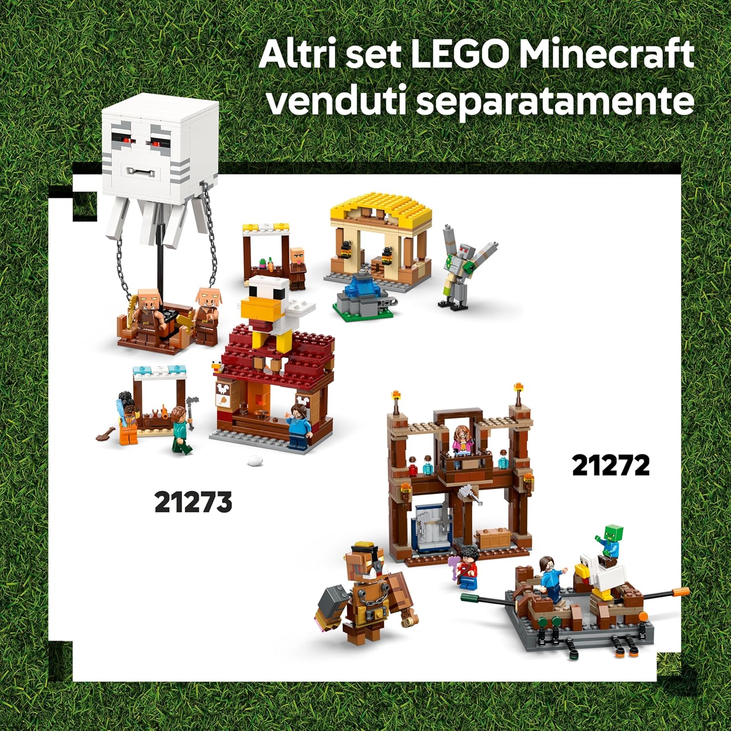LEGO Minecraft Attacco al Villaggio del Ghast-Pallone
