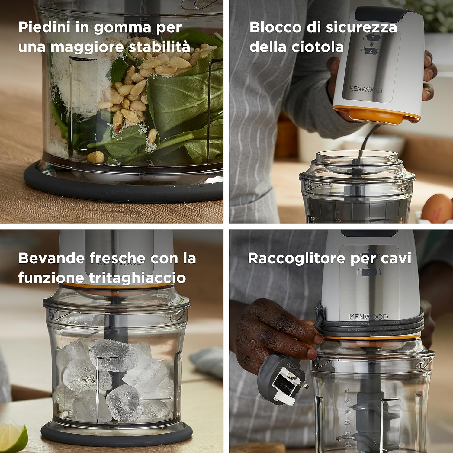 Kenwood Chopper tritatutto a 4 lame